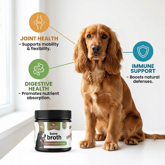 Booster Bites Bone Broth Powdered Supplement - Joint Care Powerhouse 180g