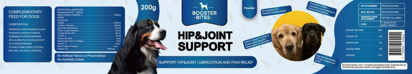 Booster Bites Hip & Joint Support Powder