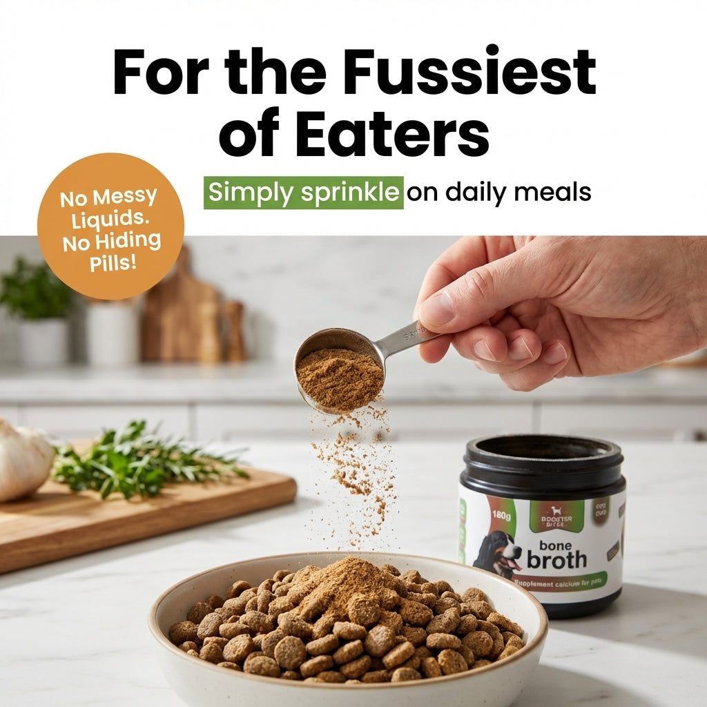 Booster Bites Bone Broth Powdered Supplement - Joint Care Powerhouse 180g