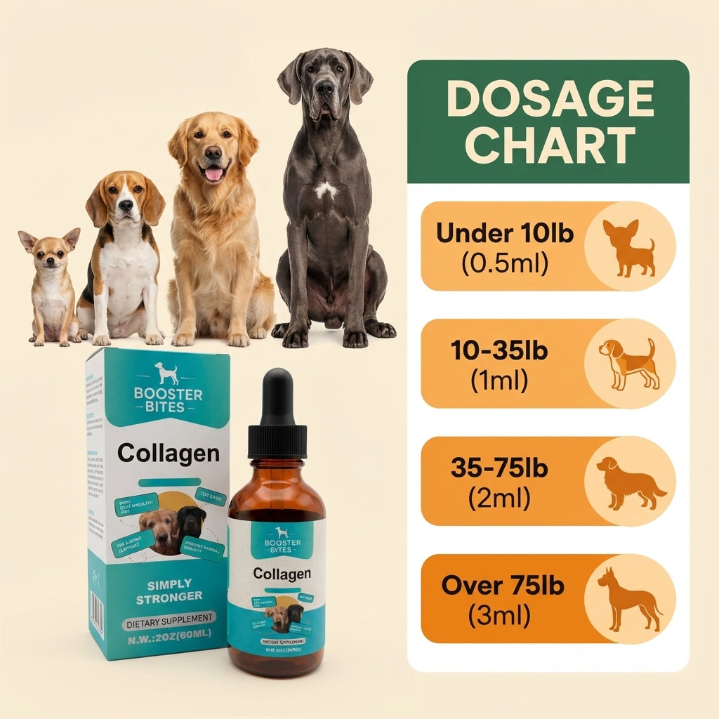 Booster Bites Collagen Supplement for Dogs 60ml