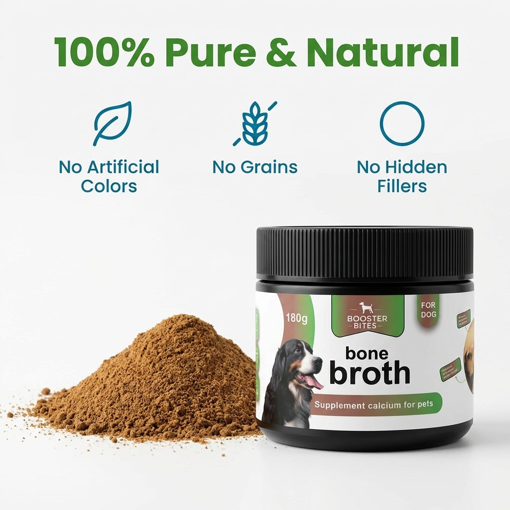 Booster Bites Bone Broth Powdered Supplement - Joint Care Powerhouse 180g