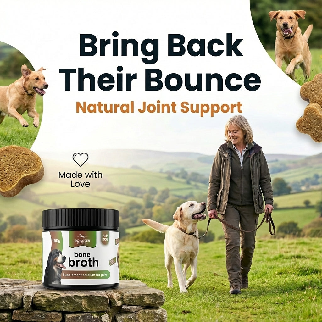 Booster Bites Bone Broth Powdered Supplement - Joint Care Powerhouse 180g
