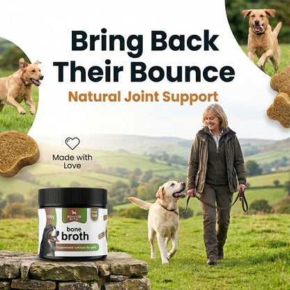 Booster Bites Bone Broth Powdered Supplement - Joint Care Powerhouse 180g