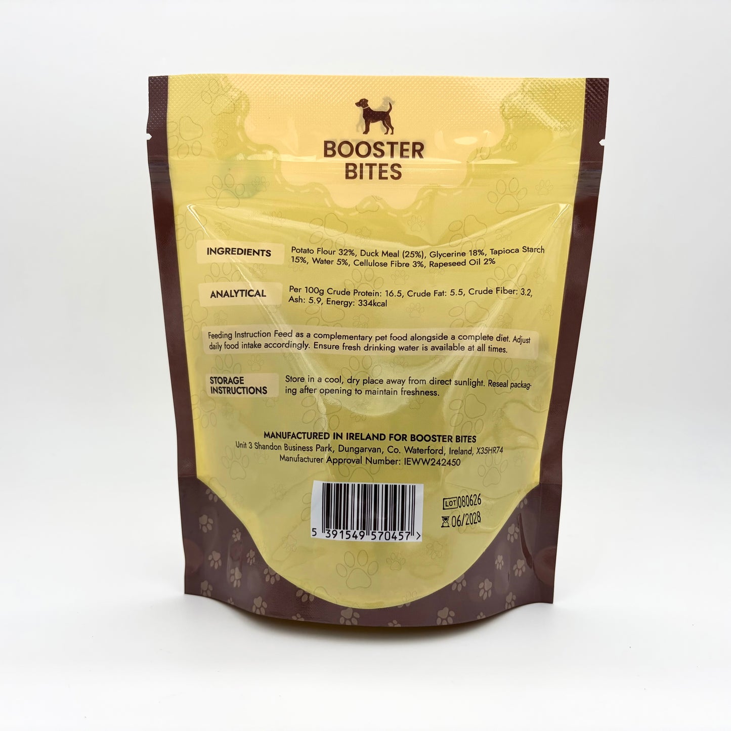 Booster Bites Duck Bites 200g