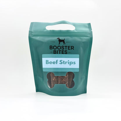 Booster Bites Beef Strips 100g