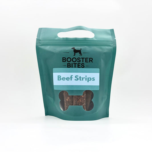Booster Bites Beef Strips 100g